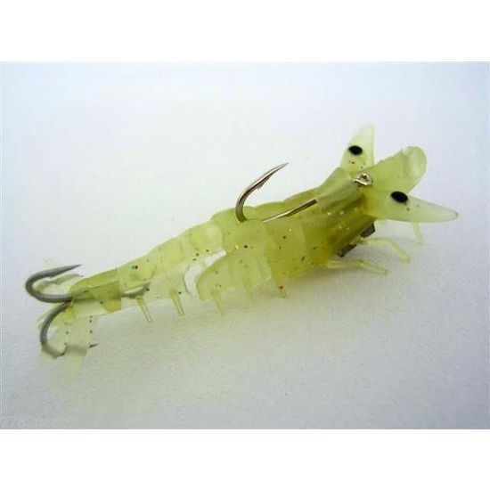 AUSSIE PRAWN STAR SHRIMP - LUMENITE 55mm BRAND NEW LURE "GLOWS"