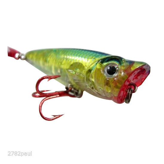TOP WATER CRYSTAL POPPER BREAM/BASS LOVE EM 50mm 5.4g