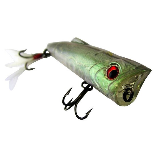 ZEREK POPARAZZI - 50mm - 4.5 grams TOP WATER POPPING LURE- SG COLOUR Brand New