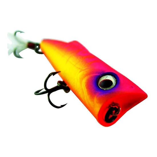 ZEREK POPARAZZI - 50mm - 4.5 grams TOP WATER POPPING LURE- VO COLOUR Brand New