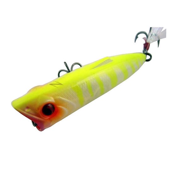 ZEREK POPARAZZI - 70mm - 9.5 grams TOP WATER POPPING LURE- CHT COLOUR Brand New