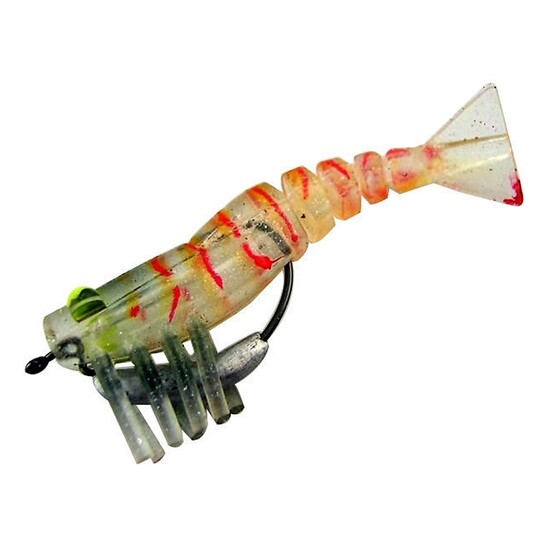 ZEREK LIVE SHRIMP - 50mm PRE RIGGED-LUMO EYES - 10 COLOUR - KEVLAR JOINTED BODY