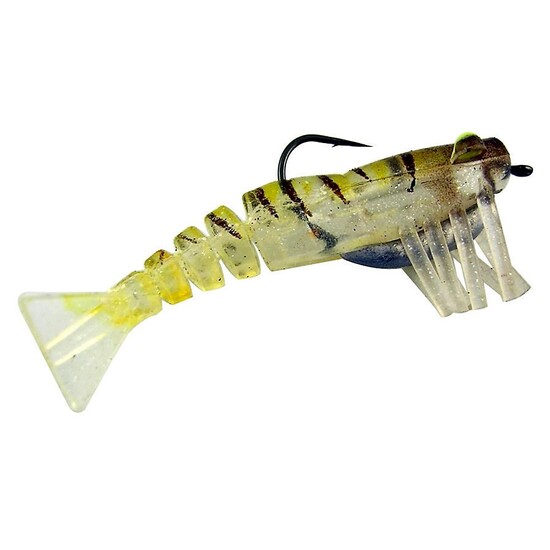 ZEREK LIVE SHRIMP - 50mm PRE RIGGED-LUMO EYES - 17 COLOUR - KEVLAR JOINTED BODY