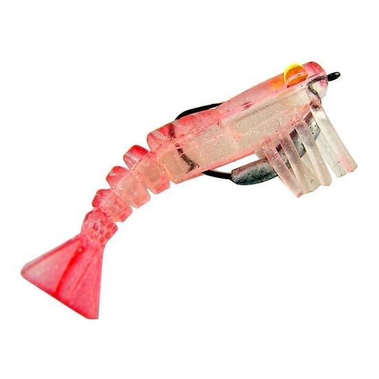 ZEREK LIVE SHRIMP - 50mm PRE RIGGED-LUMO EYES - 18 COLOUR - KEVLAR JOINTED BODY