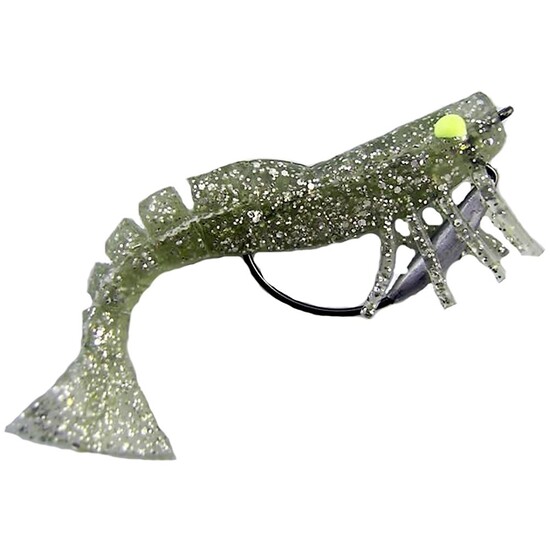 ZEREK LIVE SHRIMP - 89mm PRE RIGGED LUMO EYES - COLOUR 06 - KEVLAR JOINTED BODY