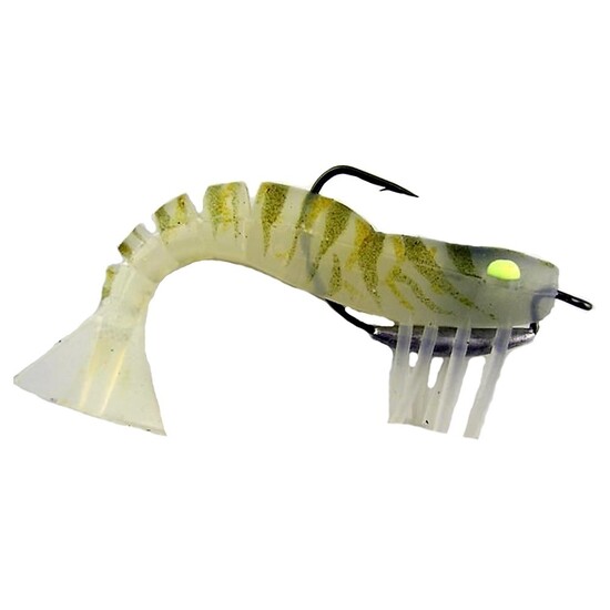 ZEREK LIVE SHRIMP - 89mm PRE RIGGED LUMO EYES - COLOUR 08 - KEVLAR JOINTED BODY
