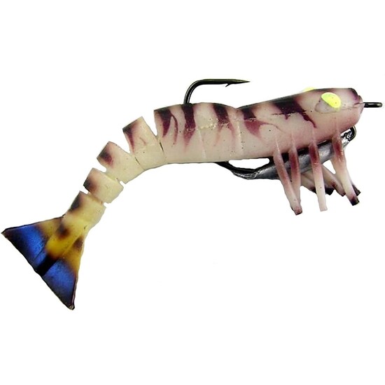 ZEREK LIVE SHRIMP - 89mm PRE RIGGED LUMO EYES - COLOUR 12 - KEVLAR JOINTED BODY