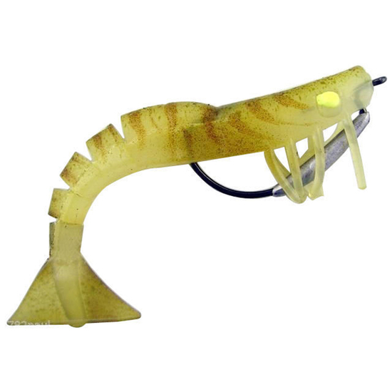 ZEREK LIVE SHRIMP - 127mm PRE RIGGED LUMO EYES - COLOUR 03 - KEVLAR JOINTED BODY