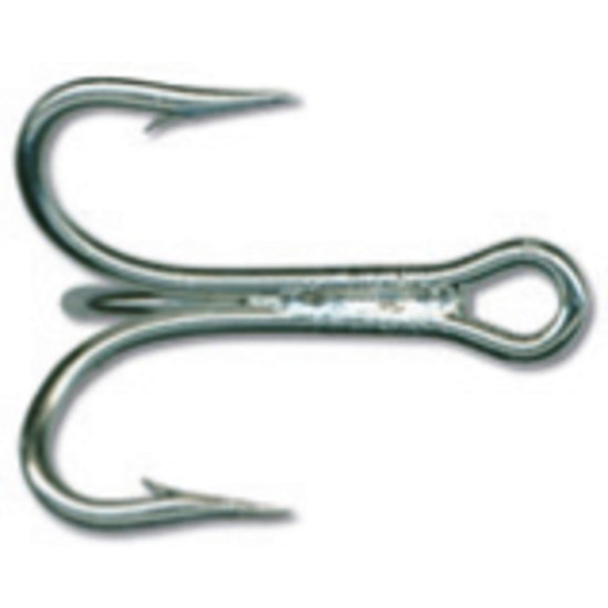 Mustad 7794ds Size 1/0 Qty 25 3x Strong Treble Hooks - Duratin