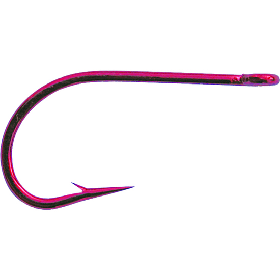 1 Packet of Mustad 7766NPNR Size 1/0 Tarpon Red Fishing Hooks-Qty: 9 Hooks