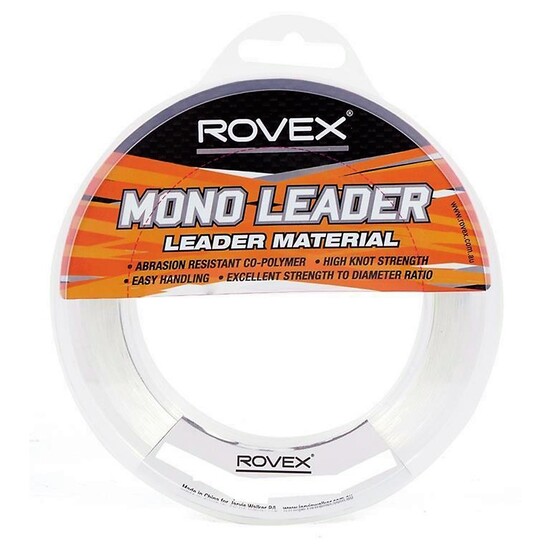 80lb Rovex Copolymer Mono Leader - 100m Spool - Clear