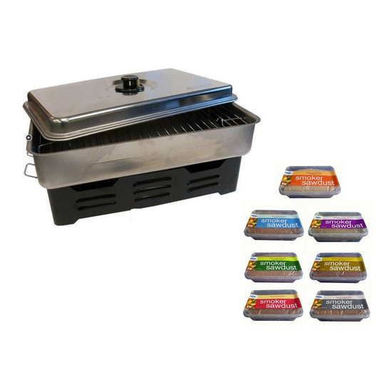 Wildfish Stainless Steel Fish Smoker with Your Choice of Smoker Dust [Smoker Dust Flavour: Bluegum]