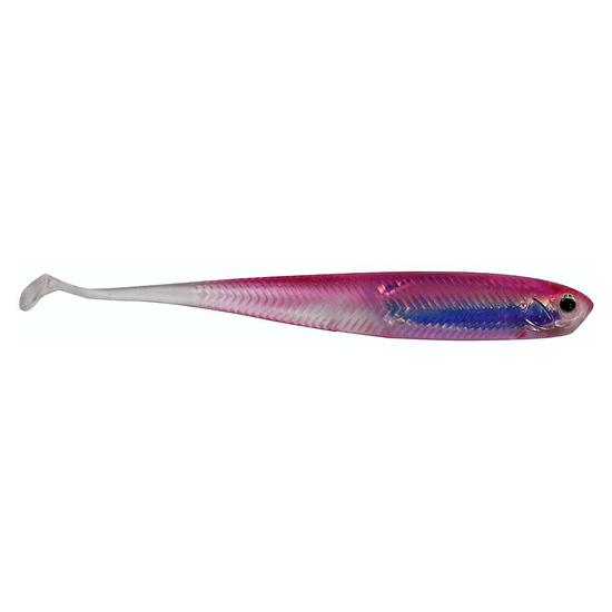 5 Pack of 130mm Zerek Live Flash Minnow Wriggly Soft Plastic Fishing Lure Col:04