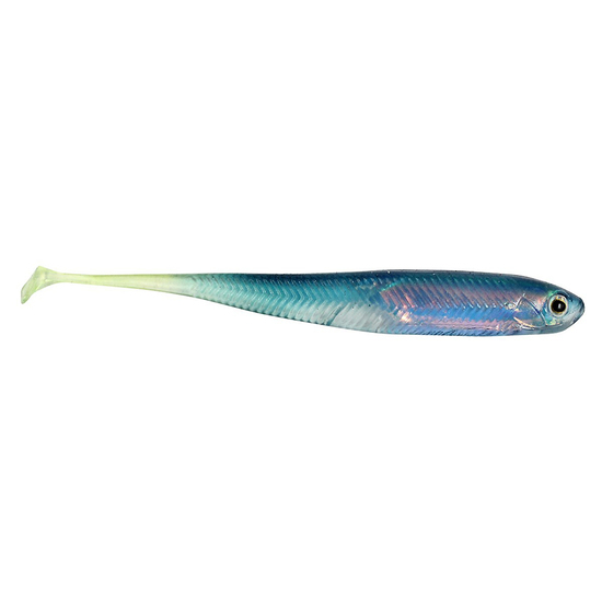 5 Pack of 130mm Zerek Live Flash Minnow Wriggly Soft Plastic Fishing Lure Col:07