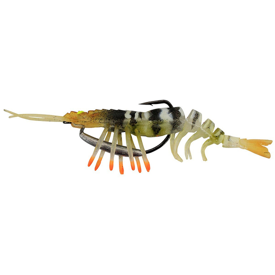 Zerek 3 Inch Live Shrimp Hot Legs Soft Plastic Fishing Lure (Colour 9)