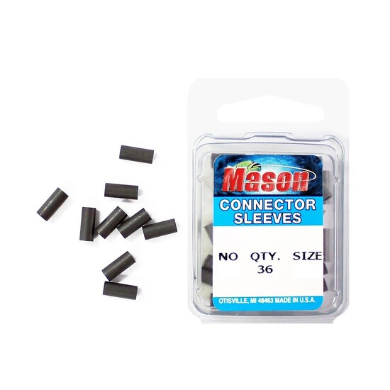 36 x Size 3 Mason Crimps - Crimping Connector Sleeves for Fishing Wire/Line