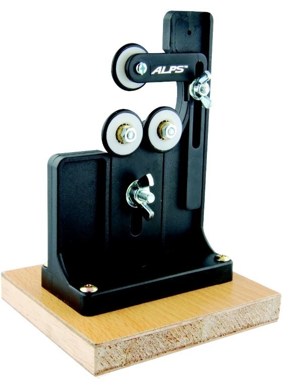 Alps Fishing Rod Drying Stand with Wooden Base and Adjustable