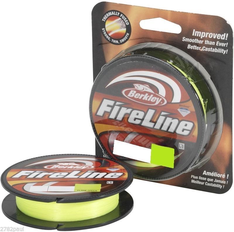 NEWBerkley Fireline Fishing Braid 125 Yds 4,6,8,10,14,20 or 30lb
