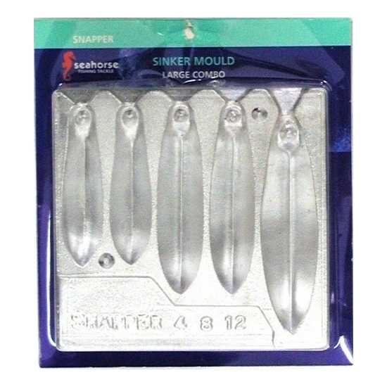 Gillies 16oz Snapper Sinker Mould - Makes 2 Snapper Sinkers at a Time