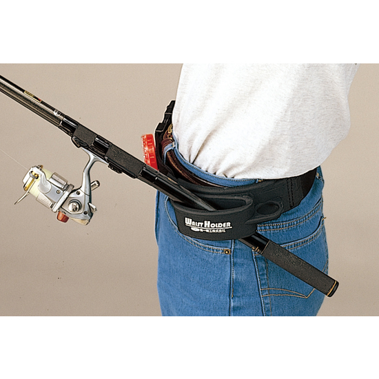 Daiichiseiko Rubber Waist Belt Fishing Rod Holder with Detachable Dial Pack