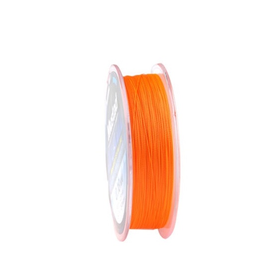 1 x 250m Spool of Mustad Thor Braid - 4 Strand Hot Orange Braided