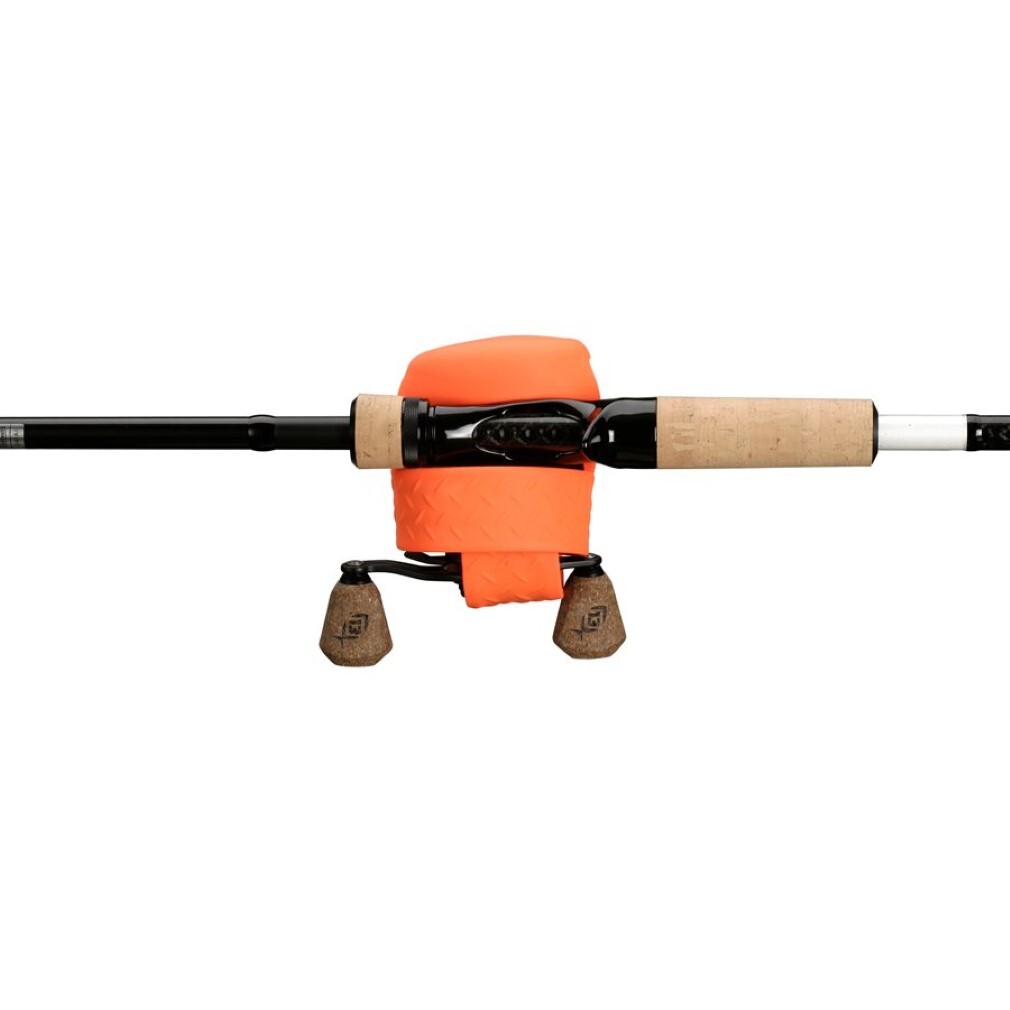 13 Fishing Orange Skull Cap Reel Guard Low Profile Baitcaster