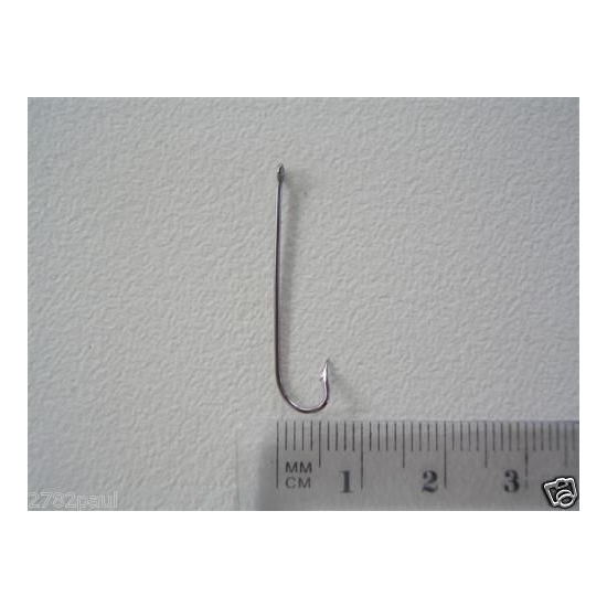 Size 8 Mustad 4540bln M.T Point Extra Long Shank Hooks Qty 50 Fishing Hooks