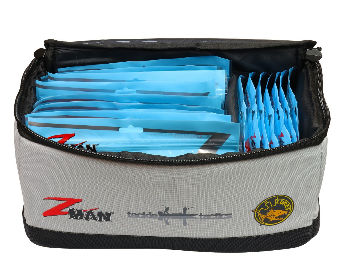 Z-Man Bags And Wallets ZMAN Deluxe Block Grey Tackle Bag in good