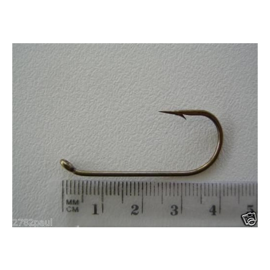 100 x Size 3/0 Surecatch Bronze French Fishing Hooks 10 Pack Bulk Lot