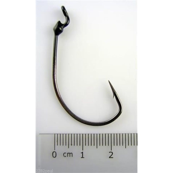 5 Pack of Size 2/0 Mustad 38101BLN Grip Pin Big Mouth Ultra Point Fishing  Hooks