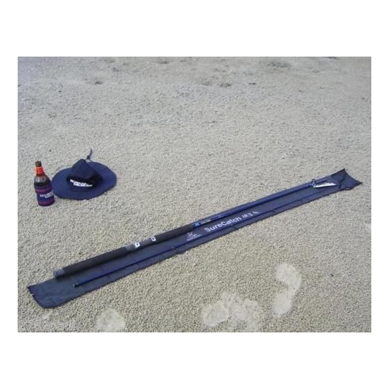 3 X 1675mm Deluxe Fishing Rod Bags to Suit 2 Piece 10ft Rods - Surecatch