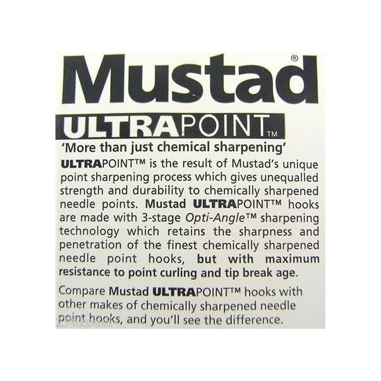 Mustad R10827BLN Hoodlum Live-Bait 4X Hook with Ring - 3/0