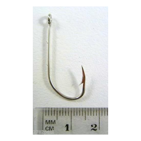 1 Box of Mustad 92247NI Beaked Baitholder Nickle Fishing Hooks