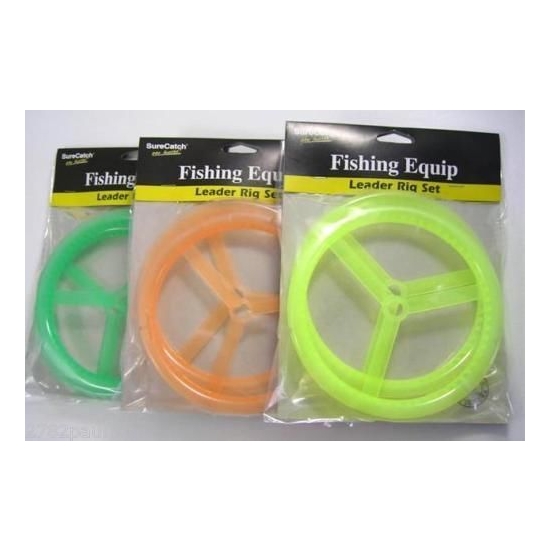3 Packets of 2 Large Fishing Leader Rig Holder 6 Pieces Surecatch