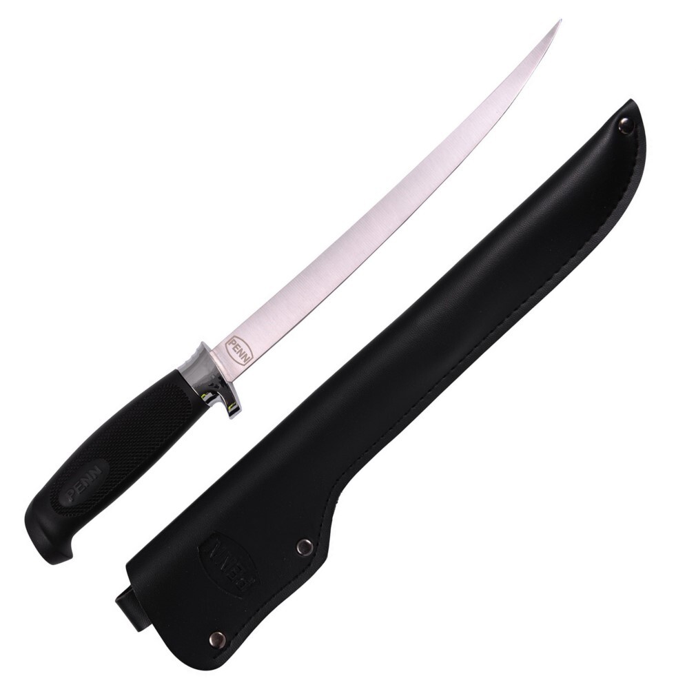 Penn 9 Inch Fillet Knife With Sheath Stainless Steel Fish Filleting Knife