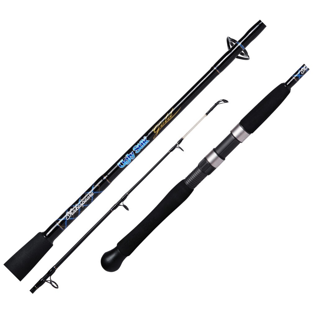 6'6 Ugly Stik Gold 8-15kg Spinning Fishing Rod - 2 Piece Spin Rod