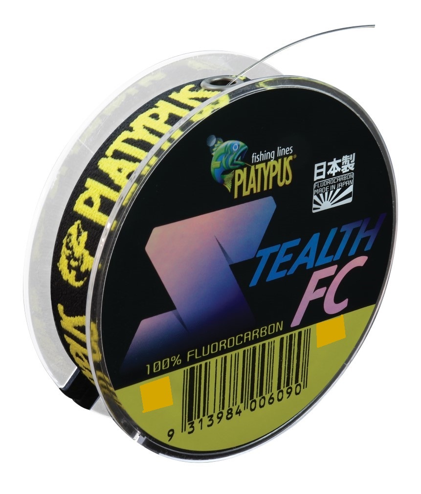 80m Spool of Platypus Stealth Fluorocarbon Fishing Leader With