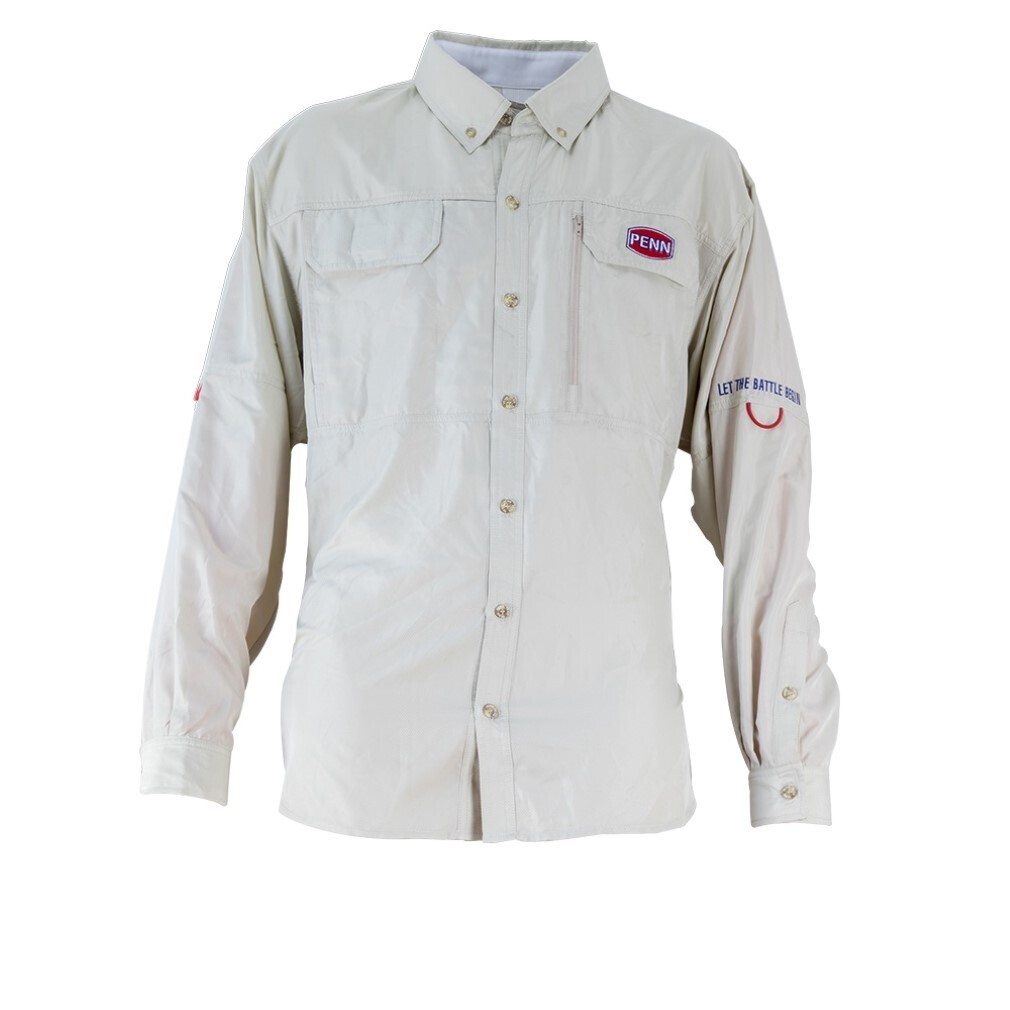 Penn Vented Long Sleeve Fishing Shirt - Moisture Wicking Fishing Jersey