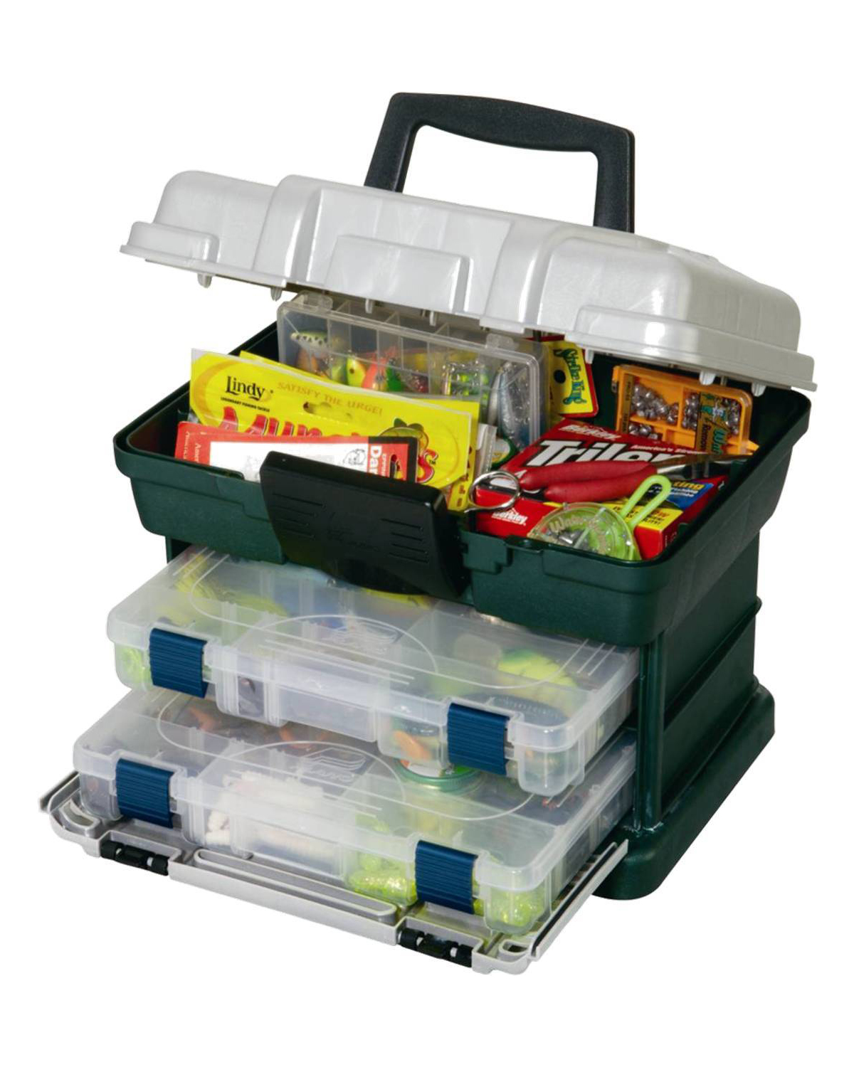 Plano 1362 Tackle Box - 2 Removable Tackle Tray System With Top