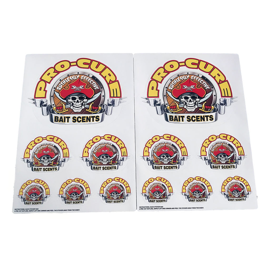 Pro Cure, Team Pro Cure, Sticker Pack - 12, Assorted