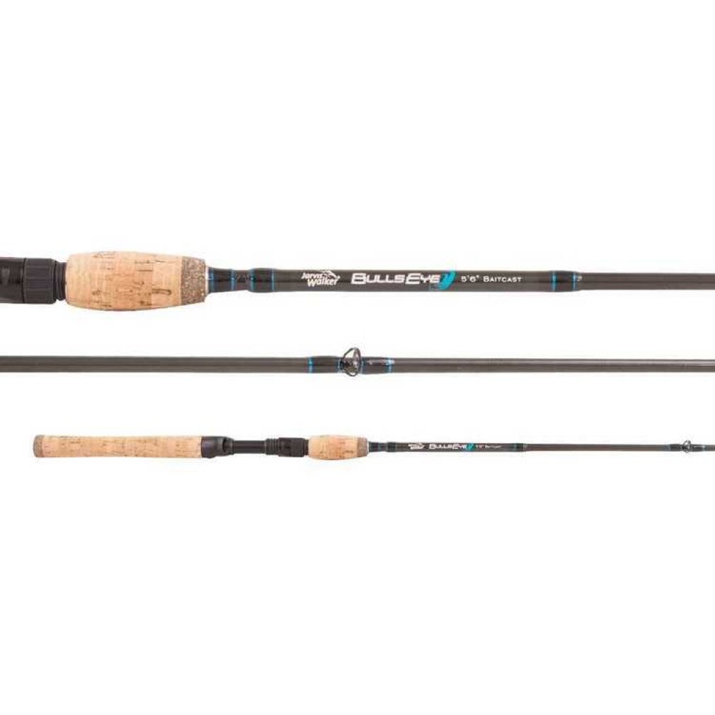 5'6 Jarvis Walker Bullseye 4-6kg Baitcaster Rod - 2 Pce Rod with