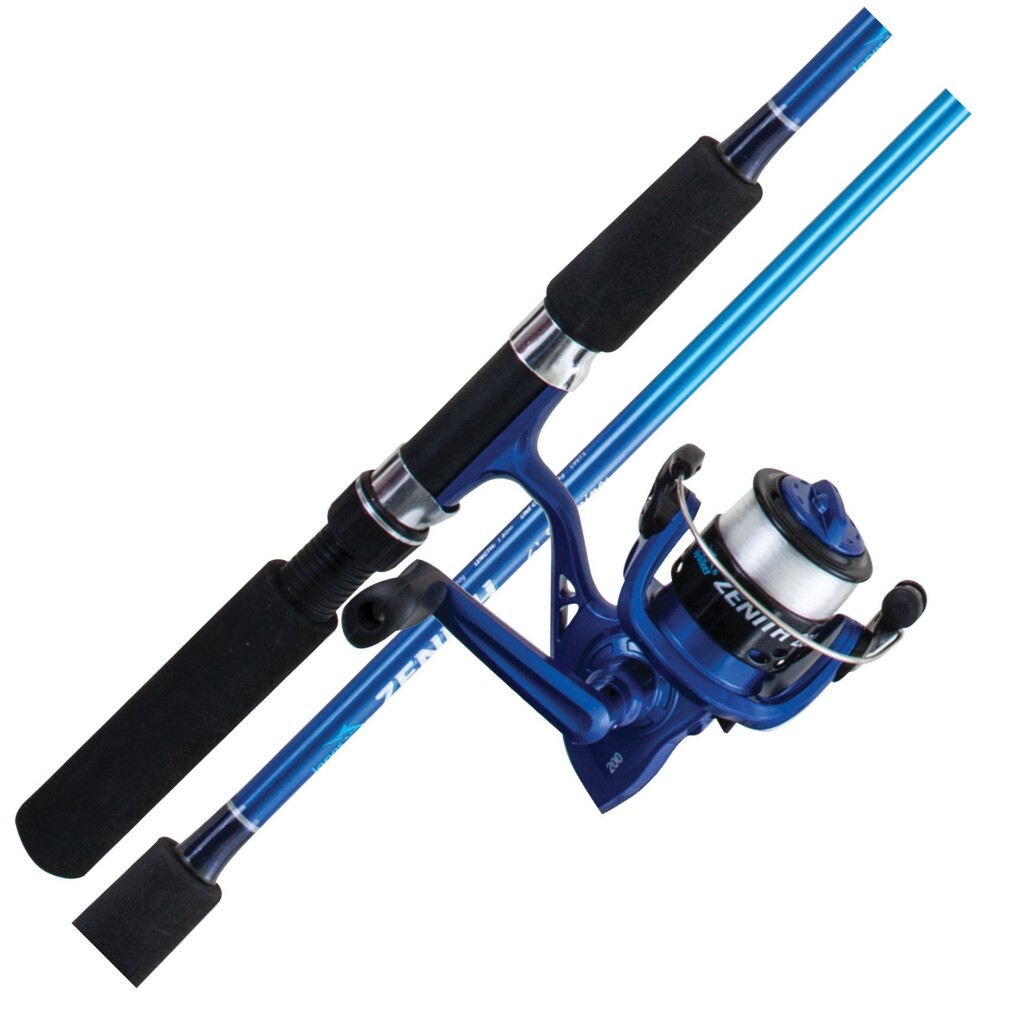 6ft Blue Jarvis Walker Zenith 2-4kg Kids Fishing Rod and Reel Combo - 2 Pce