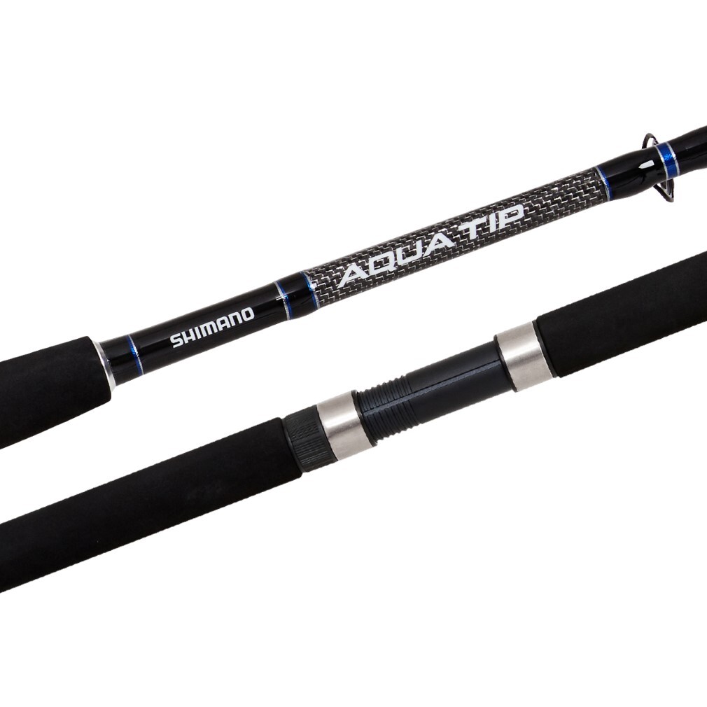6ft Shimano Aqua Tip 2-4kg Spinning Fishing Rod - 2 Pce Rod with