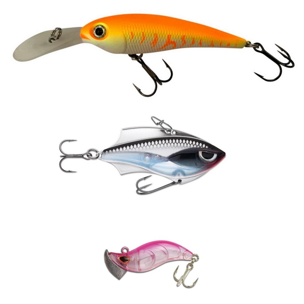 3 Lure Mega Value - Rapala, Storm and Gomoku Hard Body Lures