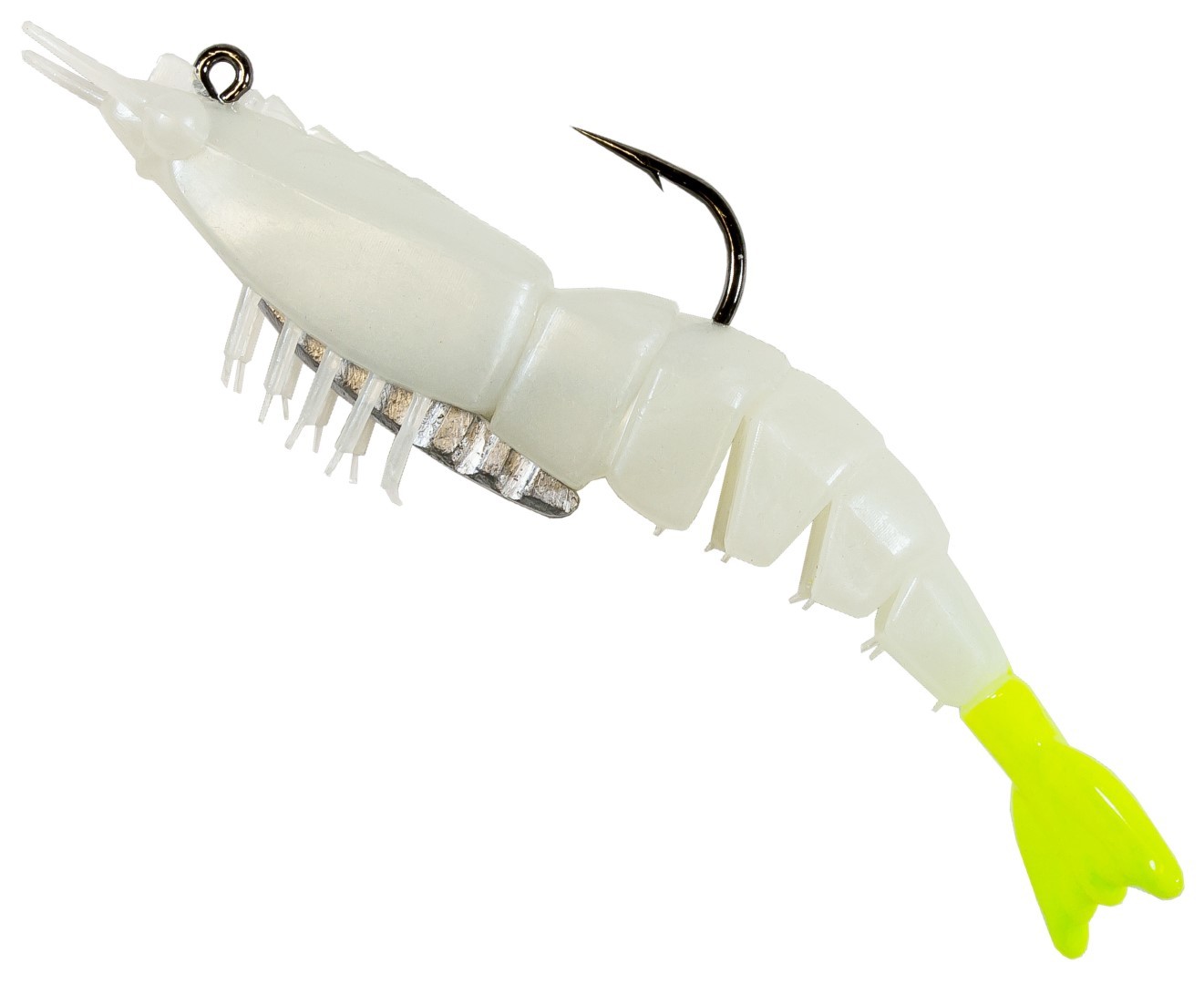 Zman 3.5 Inch Rigged EZ ShrimpZ Soft Plastic Lures-2 Pack of Z Man Soft  Plastics