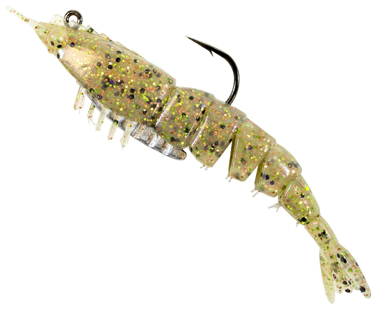 Zman 3.5 Inch Rigged EZ ShrimpZ Soft Plastic Lures2 Pack of Z Man Soft