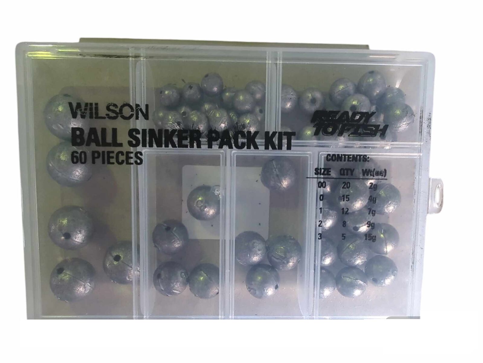 Surecatch Ball Sinkers - 60 Piece Bulk Pack - Super Value 5