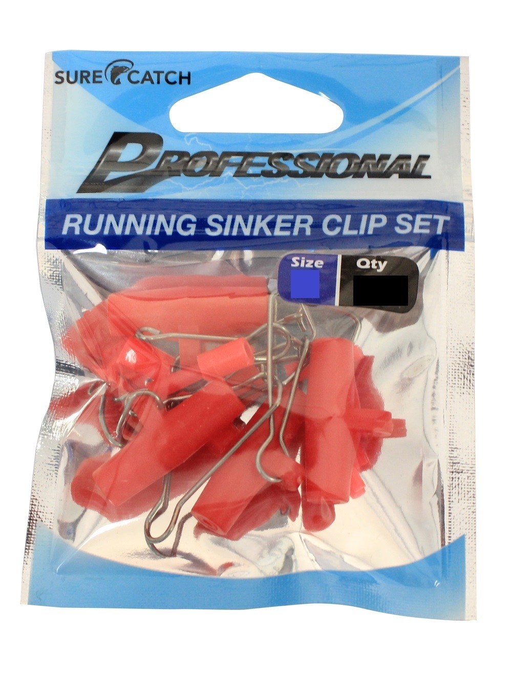 1 Packet of Surecatch Running Fishing Sinker Clips