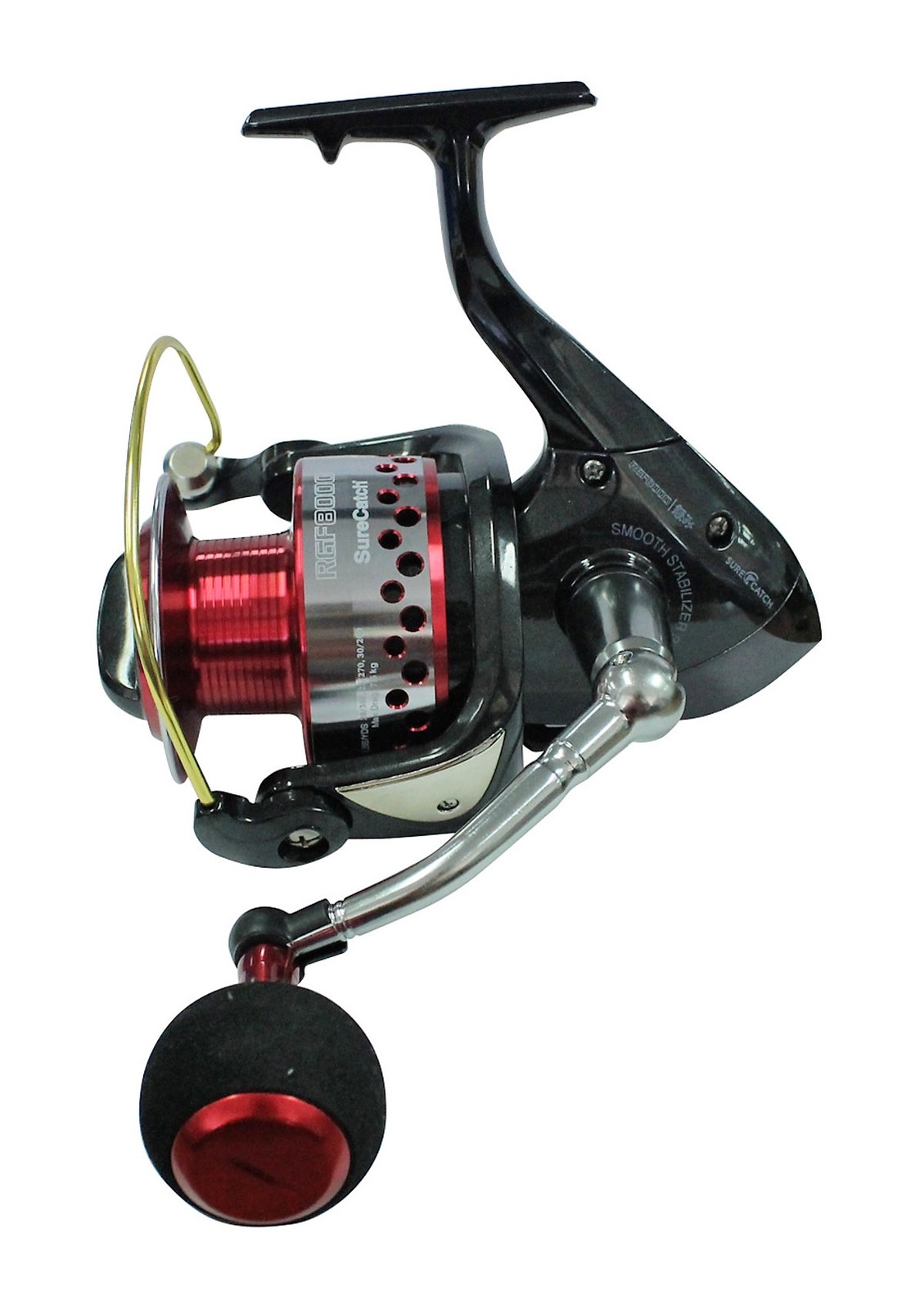 Surecatch Rage 8000 Spinning Fishing Reel - 9 Ball Bearing Spin Reel