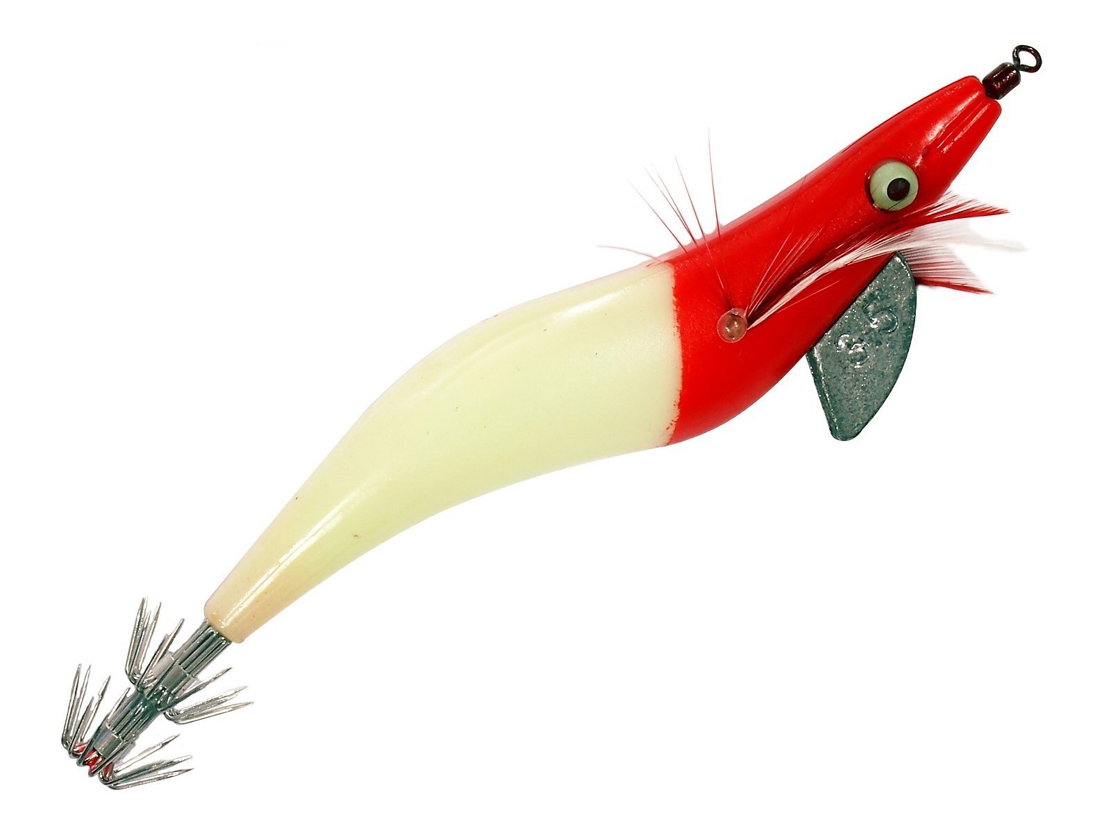 SureCatch Red Head/Lumo Squid Jig Lure - SureSquid Jig - Choose